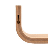 Etagère courbée, beige Fixy