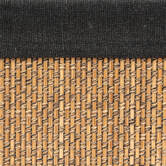 3 paniers en tissu, bambou et noir 