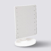 Miroir à led, 28x16 cm, blanc