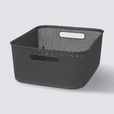 Panier en plastique 11l, gris anthracite Crochy