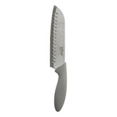 3 couteaux santoku en inox 