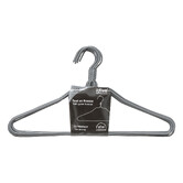 Lot de 10 cintres métal, gris Hang'up