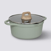 Faitout aluminium forgé, 24 cm, vert Horizon