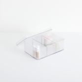 Organisateur 3 compartiments, transparent Plastor