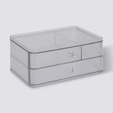 Organisateur 3 compartiments, transparent Plastor