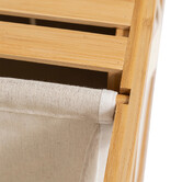 Meuble étagère avec panier et 2 paniers, bambou Tidy box