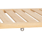 Etagère avec 2 sacs à linge, bambou Tidy box