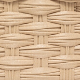 Panier tressé 3l, effet bois naturel Tresse