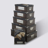 6 boites de rangement, multicolore Box'