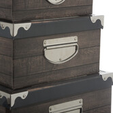 6 boites de rangement, multicolore Box'