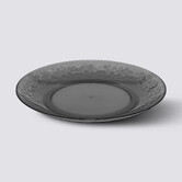 Assiette 20 cm, gris charbon Estiva