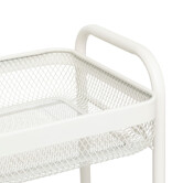 Desserte à roulette 3 niveaux, beige Mayaj