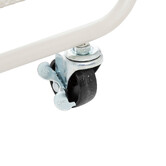 Desserte à roulettes 3 niveaux, beige Mayaj