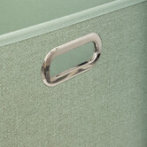 Panier tissu 31x31 cm, bleu pétrole Mix'n modul