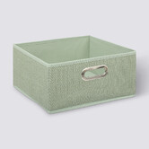 Panier tissu 31x15 cm, vert clair Mix'n modul