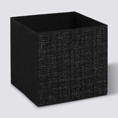 Boite de rangement 31x31 cm, noir 