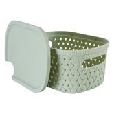 Panier en plastique 2,3l, sauge Tressy