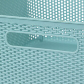 Panier en platique 11l, bleu artic Crochy