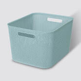 Panier en plastique 19l, bleu artic Crochy