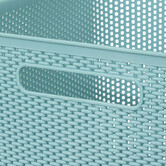 Panier en plastique 19l, bleu artic Crochy