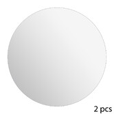 2 miroirs adhésifs ronds, d.40 cm 