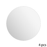 4 miroirs adhésifs ronds, d.30 cm 