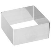 3 cadres de présentation avec poussoir, inox