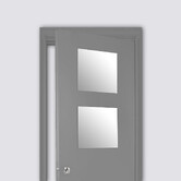 2 miroirs adhésifs carrés, 40x40 cm 