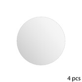 4 miroirs adhésifs ronds, d.20 cm 