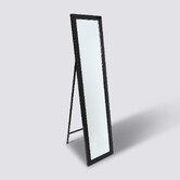 Miroir sur pied 155x35 cm, noir