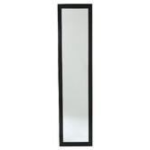 Miroir sur pied 155x35 cm, noir