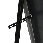 Miroir sur pied 155x35 cm, noir