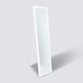 Miroir sur pied 155x35 cm, blanc