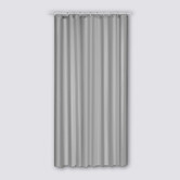 Rideau de douche 180x200cm, gris Colorama entrée de gamme