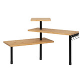 Etagère d'angle 3 niveaux, beige 