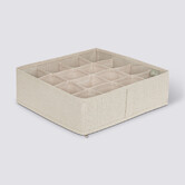 Rangement tiroir 16 compartiments, beige Dressy +