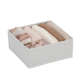 Rangement tiroir 2 compartiments, beige Dressy +