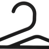 Lot de 5 cintres fins antidérapants, noir Hang'up