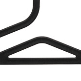 Lot de 5 cintres fins antidérapants, noir Hang'up