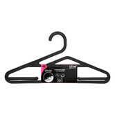 Lot de 5 cintres fins antidérapants, noir Hang'up