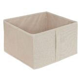 Rangement chaussures 6 cases avec panier, beige Dressy +