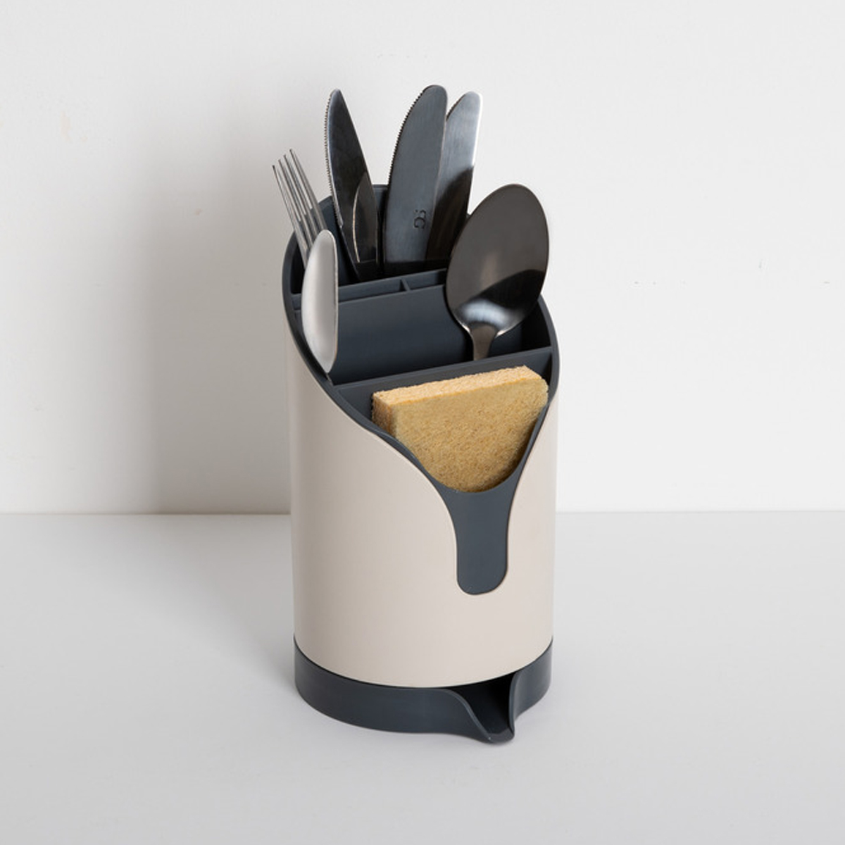 Egouttoir à couverts, beige Néo