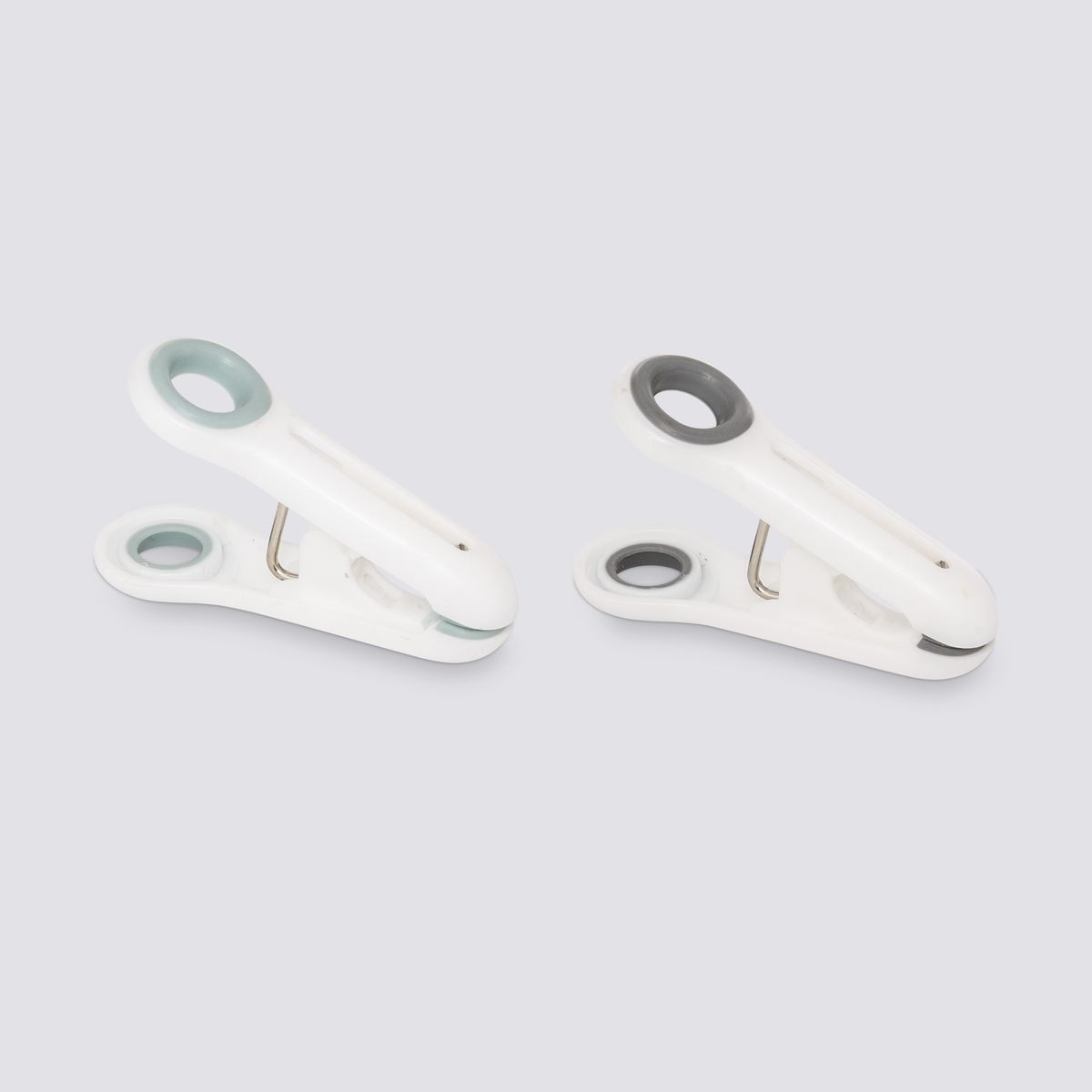 24 pinces à linge, blanc