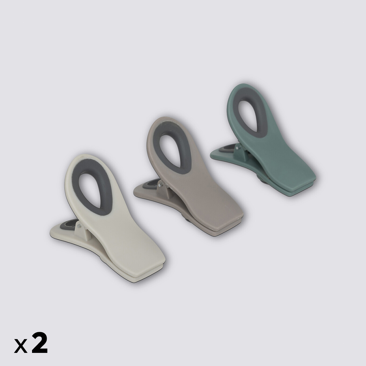 Lot de 6 pinces hermétiques 