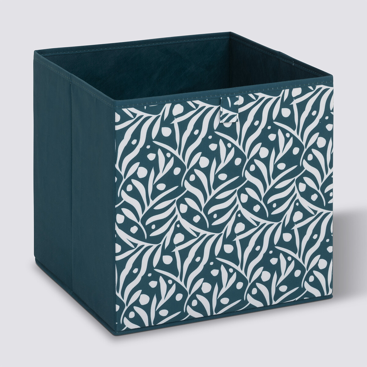 Boite de rangement 31x31 cm, bleu pétrole