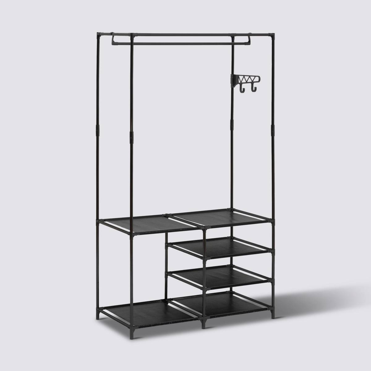 Portant à vêtements 4 niveaux métal Intissa