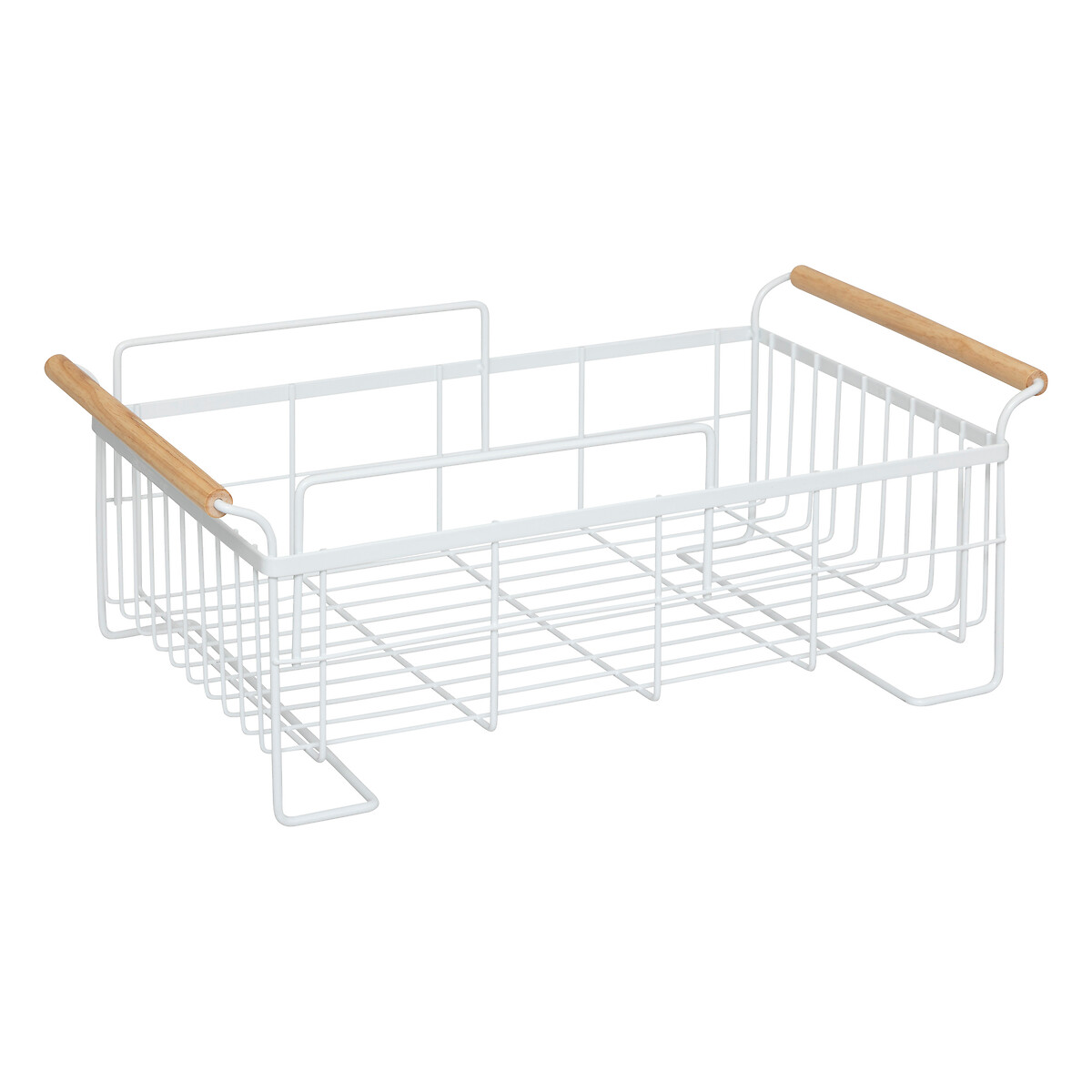 Égouttoir 2 niveaux, blanc Naturéo