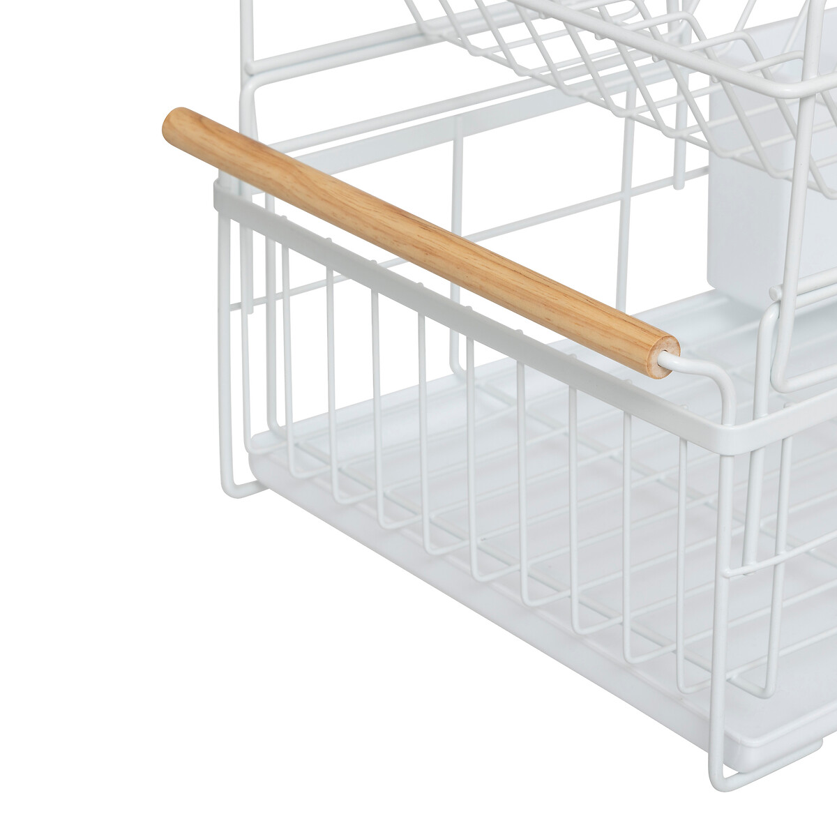 Égouttoir 2 niveaux, blanc Naturéo