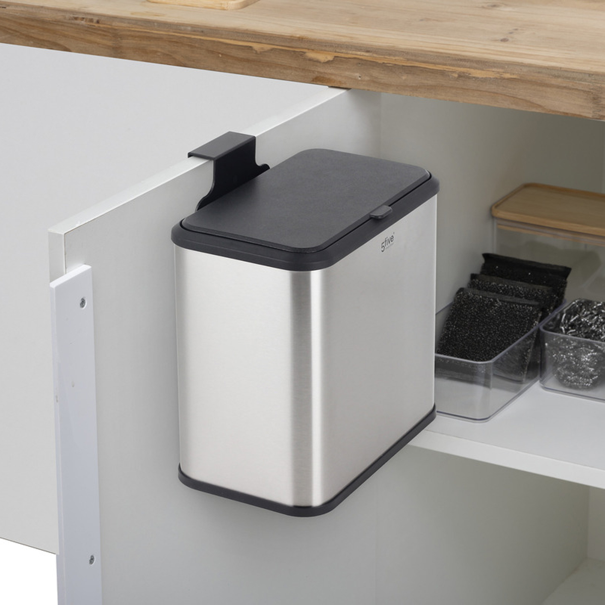 Poubelle à compost 5l, inox 