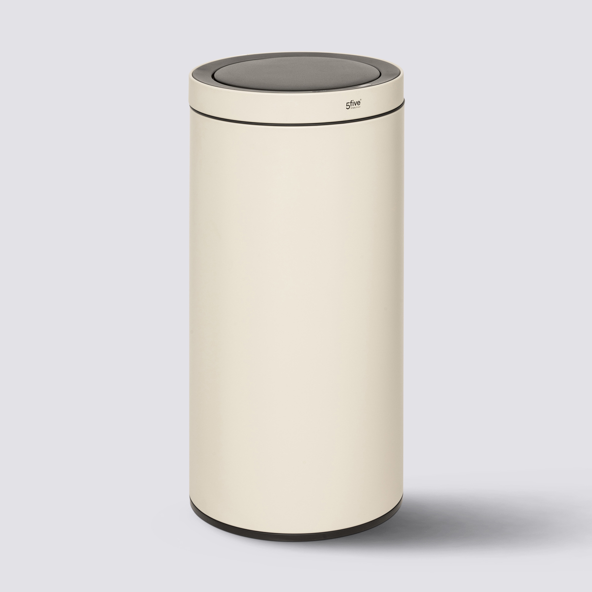 Poubelle automatique métal 40l, beige Delta